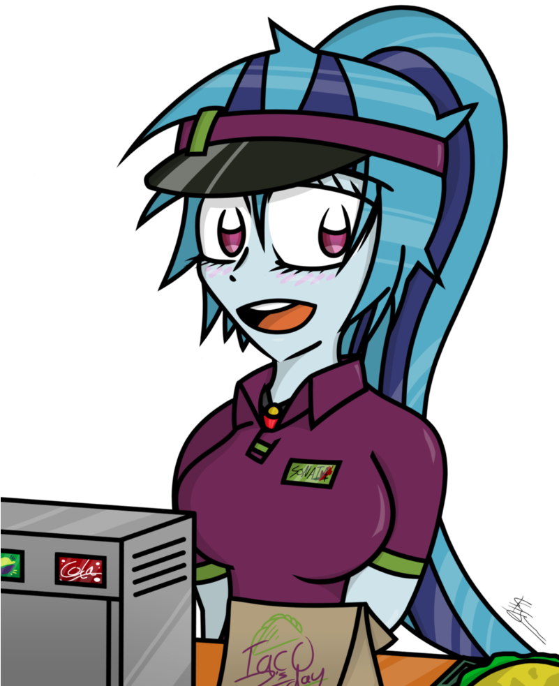 Sonata Gets A Job By Stealingshad3z - Cartoon (800x1000)