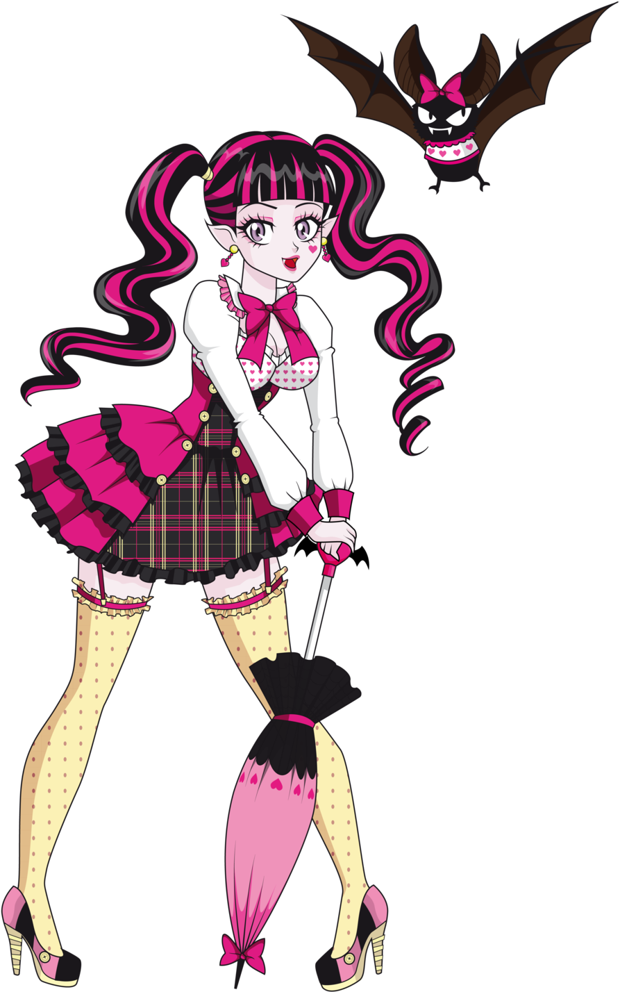 Draculaura's Stealing My Heart By Sparks220stars - Draculaura En Anime (900x1443)