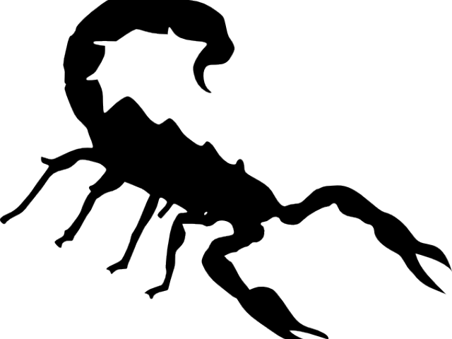 Scorpion Silhouette Cliparts - Scorpion Vintage (640x480)