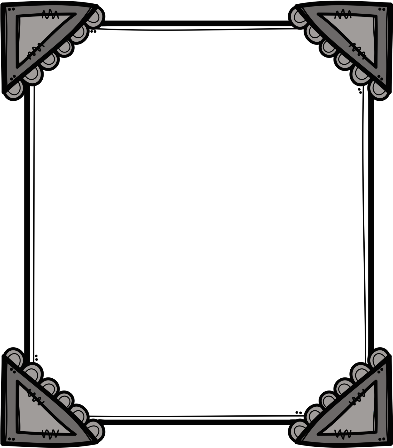 Borders And Frames, Plans, Organisation, Clip Art, - Turkey That Wasn T Thankful (1368x1588)
