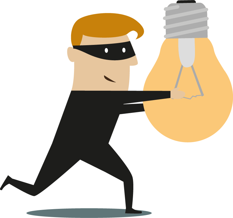 Person Stealing Ideas - Trademark (790x738)