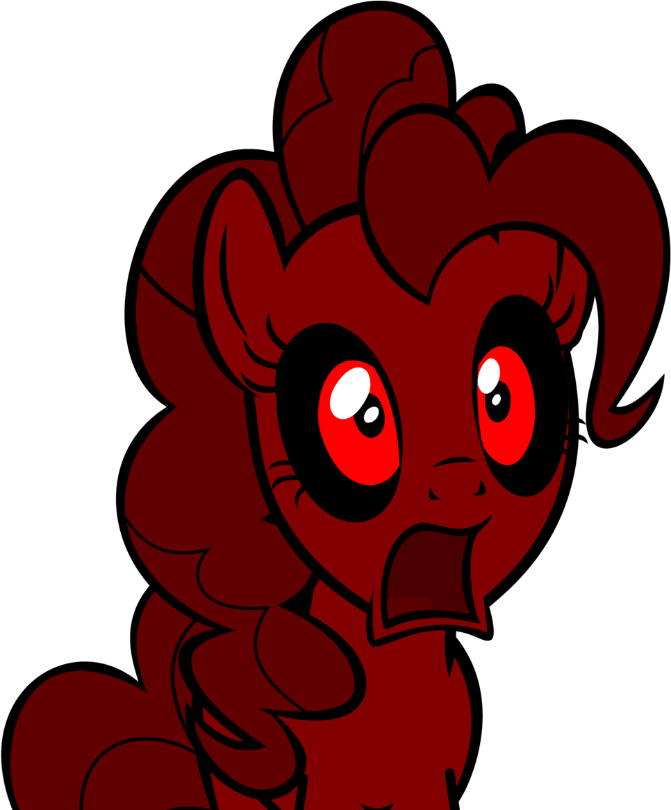 Surprised Insane Pinkie Pie By Waleedtariqmmd Surprised - Cartoon (1024x1165)