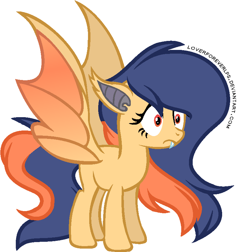 Loverforeverlps, Bat Pony, Oc, Oc Only, Pony, Safe, - Cartoon (960x904)