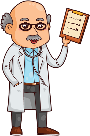 Doctor Clip Art Free Clip Art - Cartoon (387x537)