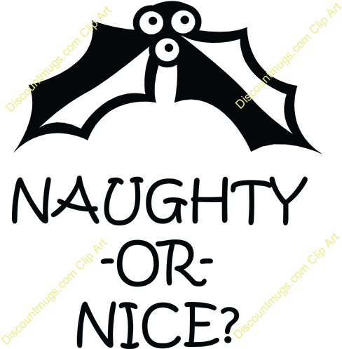 Clipart 12231 Naughty Or Nice Mugs T Shirts - Kids Against Hunger (500x500)