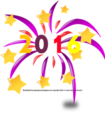 Blended Family Support Group - Feu D Artifice En Dessin (400x400)