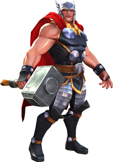 Hawkeye Has Energy Explosion - Marvel Contest Of Champions Thor (440x627)