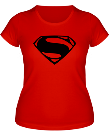 Женская Футболка Superman Logo From Batman V Superman - Man Of Steel Wristband (380x440)
