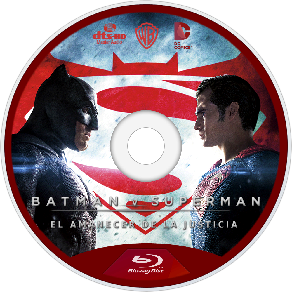 Batman V Superman Dawn Of Justice Home Facebook - Batman Vs Superman Blu Ray Disc (1000x1000)