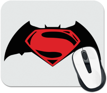 Коврик Для Мыши Batman Vs Superman - Batman Vs Superman Symbol (380x440)