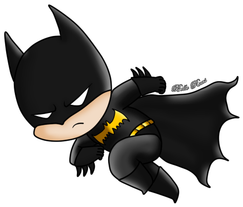 Baby Batman Drawings Chibi Download - Batman Chibi Png (500x500)