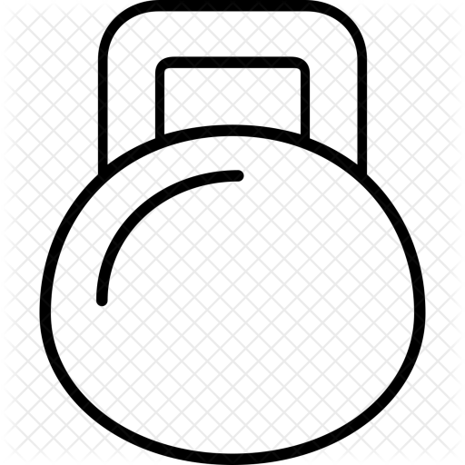 Kettlebell Icon - Padlock (512x512)