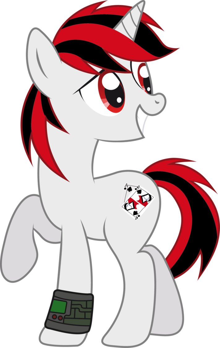 Blackjack By Candy-muffin - Fallout Equestria Blackjack Stamp (711x1124)