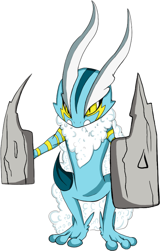 Froakie Thor And Loki Evo Colored - Cartoon (700x900)