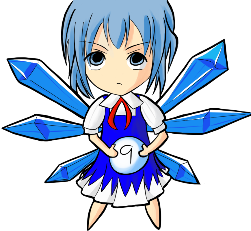 Cirno's Perfect Snowball Nobg By Uitimate - Cartoon (900x811)