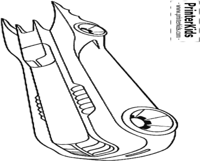 Lamborghini Batmobile The Bat Car Batman Coloring Page - Batmobile (400x322)