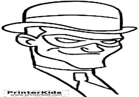 Scarecrow Batman Riddlers Face Coloring Page Preview - Villian Coloring Pages (476x333)