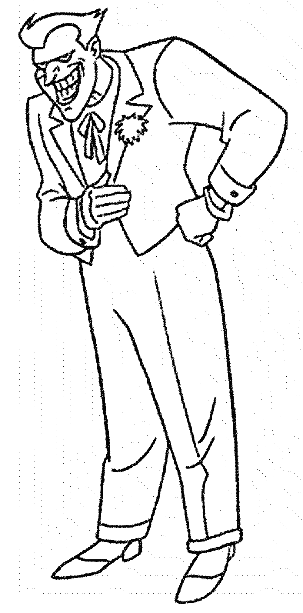 Amazing Joker Coloring Pages Mask To Print Suicide - Coloring Sheet Joker Printables (1000x2023)