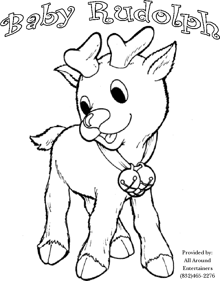 Image Gallery Of Rudolph Coloring Pages Top 20 Free - Rudolph Coloring Pages (766x1005)