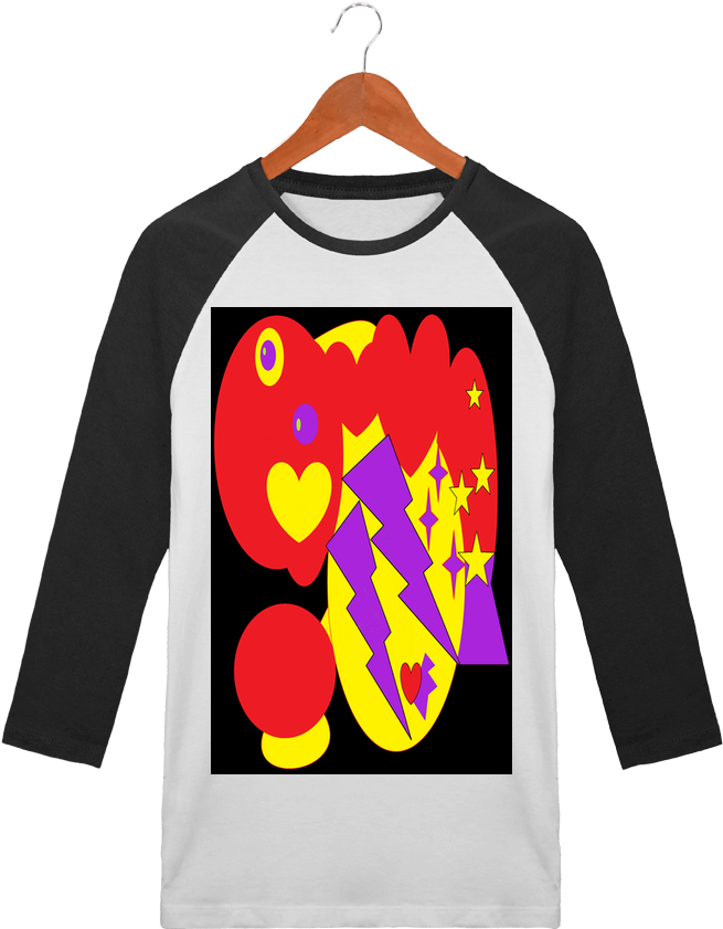 T-shirt Stanley Stella Baseball Col Rond Unisex Savoir - T-shirt (690x850)