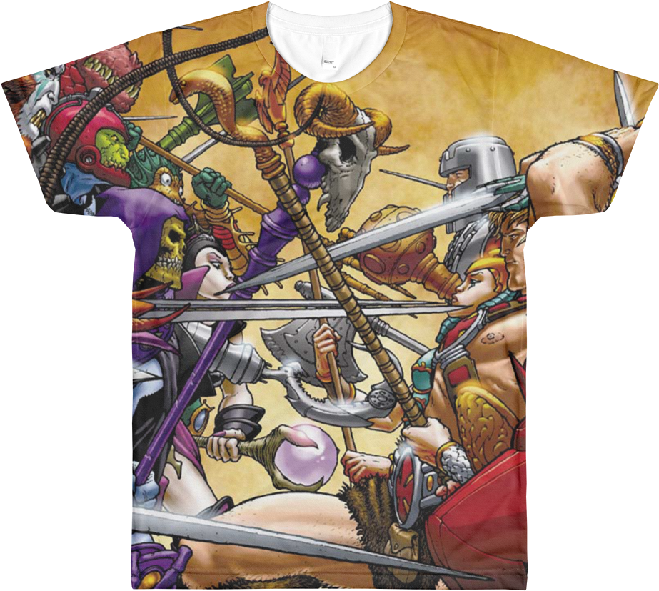 He Man Battle Unisex T Shirt - Frank Quitely (1000x1000)