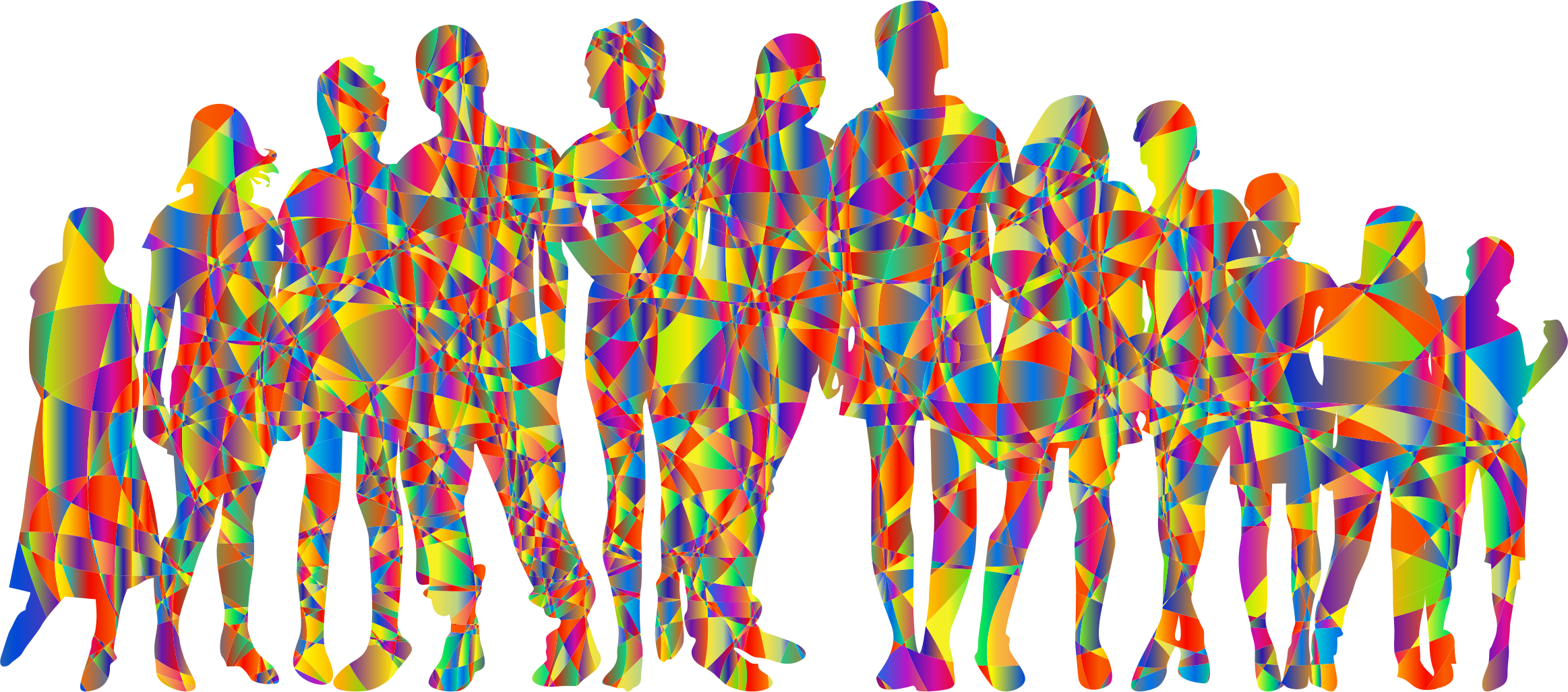 Polyprismatic Intersections Human Family - Portable Network Graphics (2326x1026)