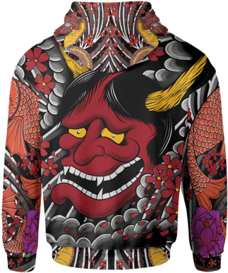 Hannya Unisex Hoodie - Hannya (400x400)
