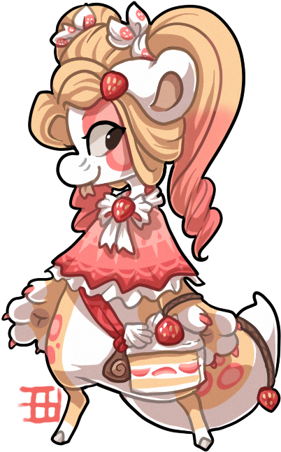 #266 Nomnom Bagbean - Strawberry Bagbeans Deviantart (478x676)