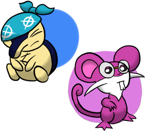 Hothead And Smartypants By Music229luv - Cartoon (500x500)