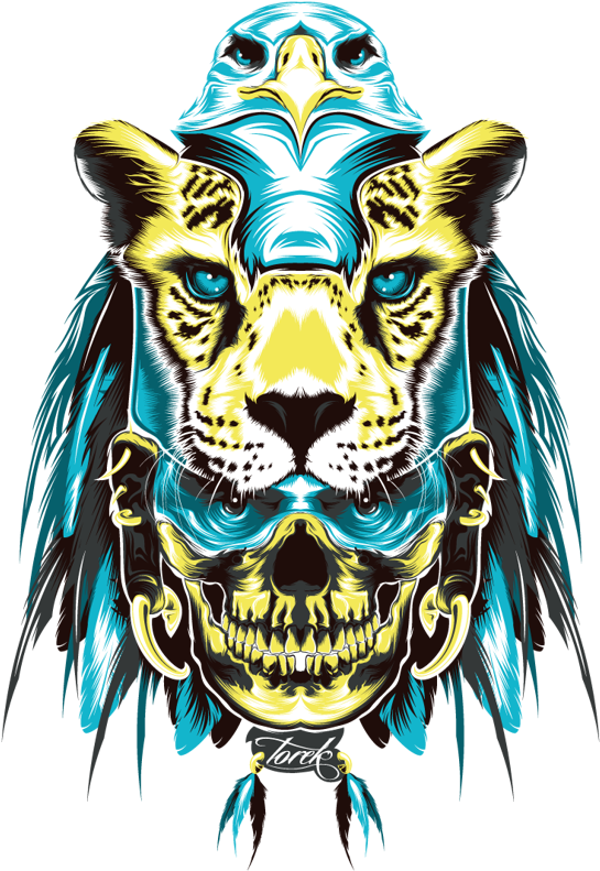 Tezcatlipoca By Torek Dg, Via Behance - Tezcatlipoca On Behance (600x916)