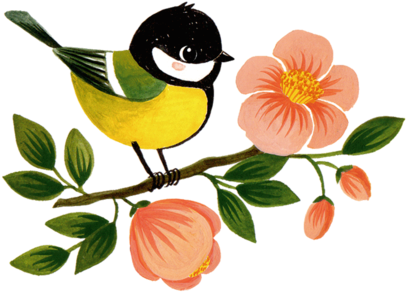 Great Tit Temporary Tattoo Set - Great Tit (480x480)