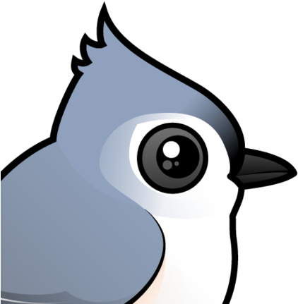 The Tufted Titmouse Is A Small Songbird Related To - Tufted Titmouse Large Tote Bag, Adult Unisex, Natural, (440x440)