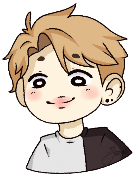Park Jimin Vlive - Cartoon (483x621)