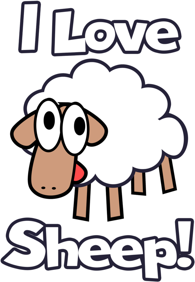 I Love Sheep - Cafepress Custom Cartoon Sheep Throw Pillow (833x1000)