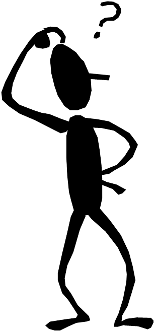 Man Severely Beaten Over The Use Of Clip Art - Don T Know Stick Figure (306x657)