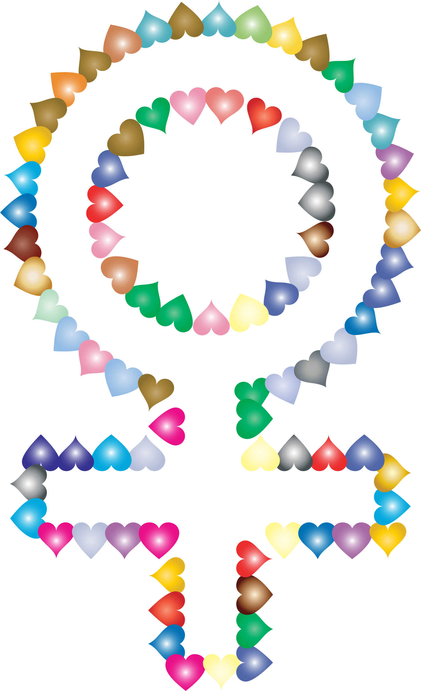 Love Women Symbol 2 - Love Women Symbol 2 Hoodies & Sweatshirts (1372x2252)