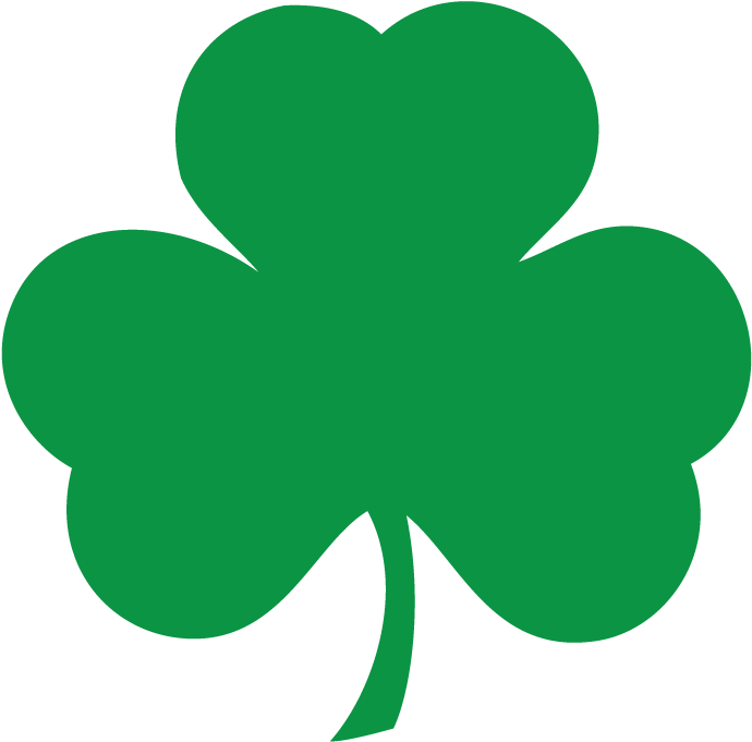 Irish Clover Shamkrock Lucky Charm St Patricks Day - Irish 3 Leaf Clover (725x727)