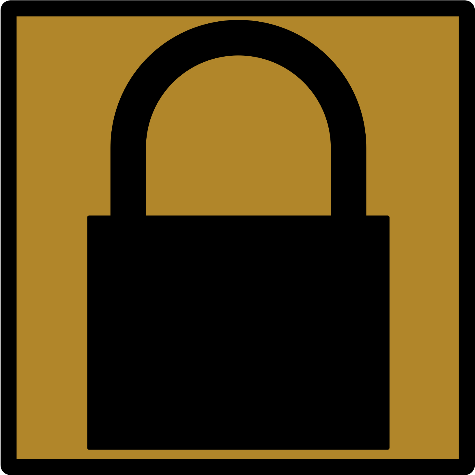 Lock Clipart Silhouette - Silhouette Lock With Transparent Background (1689x2400)