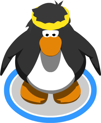 Yellow Sweat Band In-game - Club Penguin Ring (341x416)
