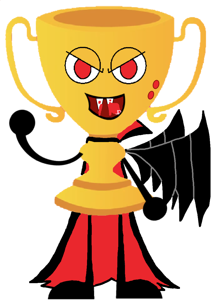 Trophy As A Vampire Vector By Thedrksiren - Inanimate Insanity 2 (911x1265)