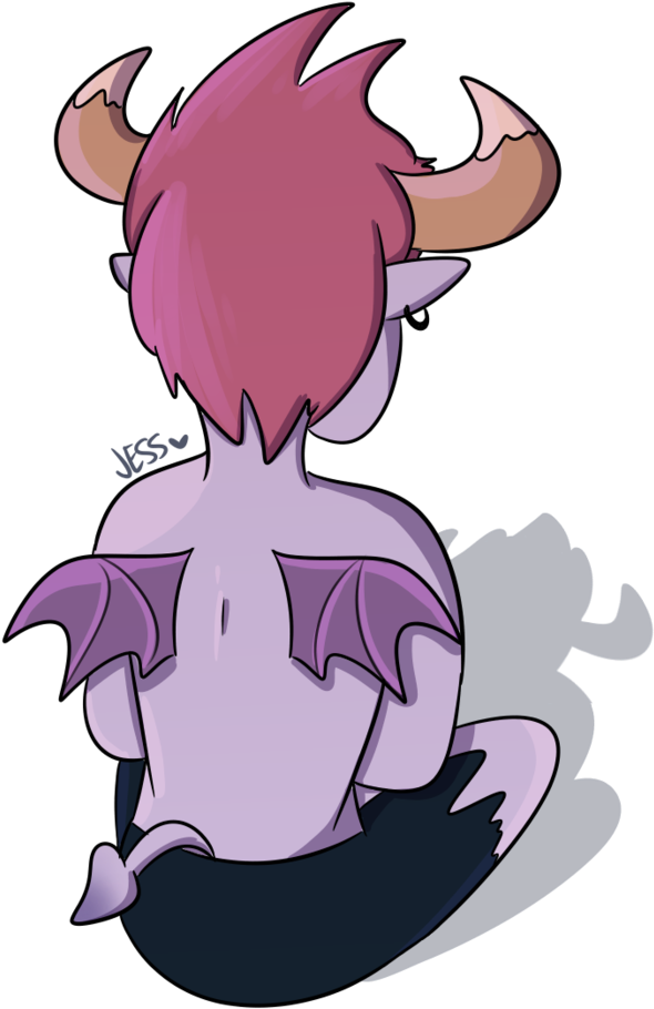 Wings By Jess The Vampire - Cartoon (743x1074)