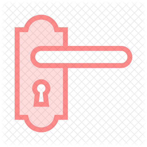Door Handle Icon - Lock (512x512)