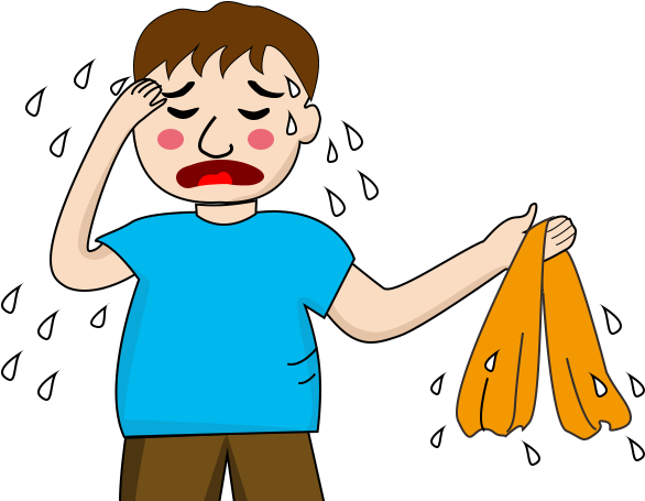 Perspiration Body Sweat Gland Fatigue Detoxification - Sweaty Png (900x500)