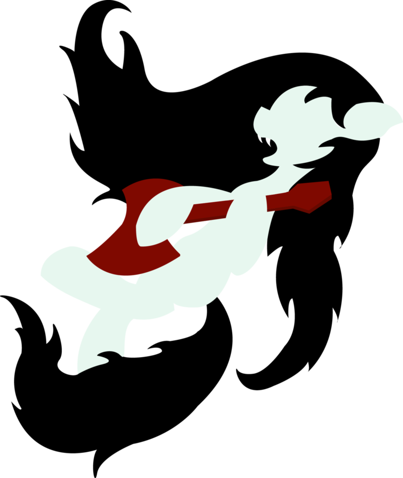 Marceline The Vampire Pony Simplistic By Ceramicpony - Illustration (821x974)