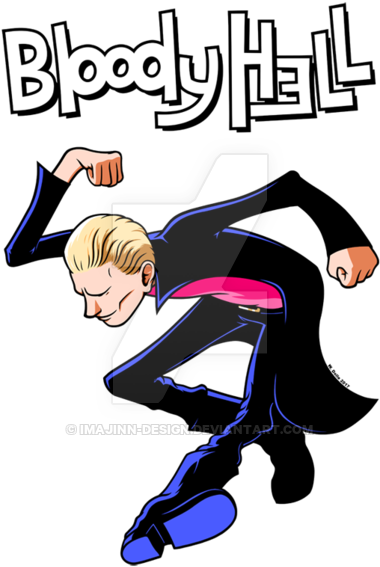 Vampire Mosh By Imajinn-design - Cartoon (600x673)