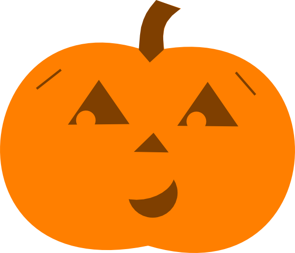Orange Guilty Sheepish Svg Clip Arts 600 X 515 Px - Jack-o'-lantern (600x515)