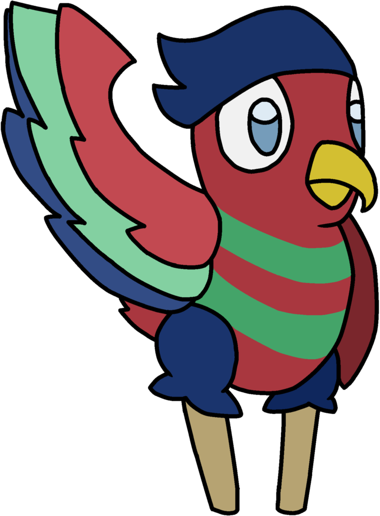 Pareet, The Parrot Pokemon By Hammyblast - Cartoon (767x1042)
