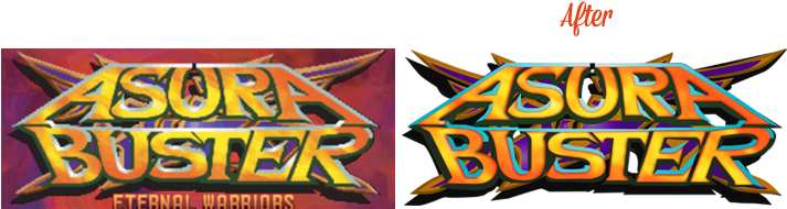 Created With Adobe Illustrator & Adobe Photoshop - Asura Buster: Eternal Warriors (720x196)