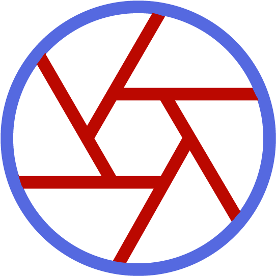 Adobe Photoshop For Photographers Image - Camera Shutter Logo White (574x580)