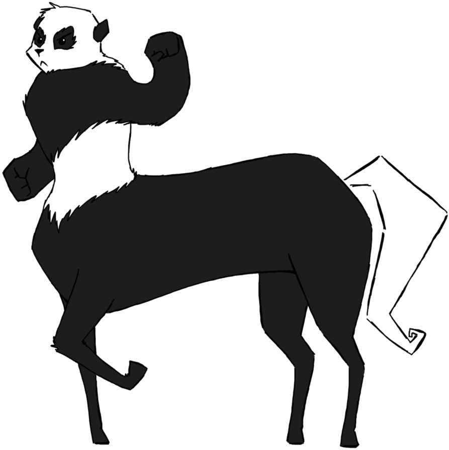 Panda Centaur By Shshshiver - Panda Centaur By Shshshiver (893x895)